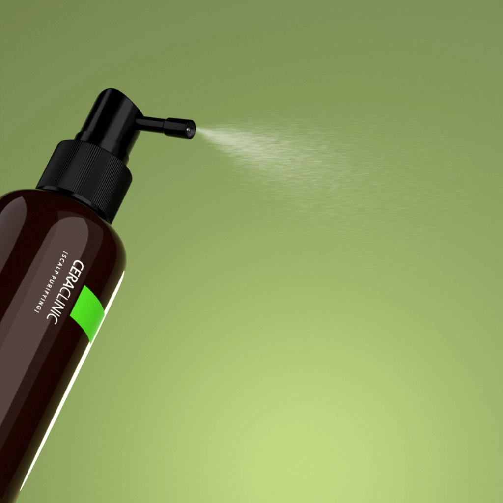 Тоник против выпадения волос - Ceraclinic Dermaid 4.0 Anti-Hair Loss Root Tonic Green Cleanse, 110 мл - фото N2