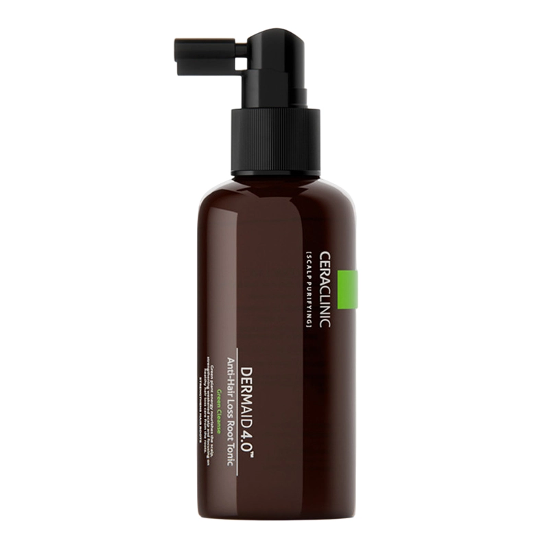 Тоник против выпадения волос - Ceraclinic Dermaid 4.0 Anti-Hair Loss Root Tonic Green Cleanse, 110 мл - фото N1