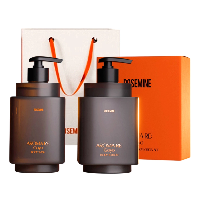 Парфюмированный набор для ухода за телом - Kiss by Rosemine Roma Re: Goyo Body Set, Body Lotion 300 ml + Body Wash 300 ml) - фото N1