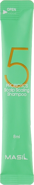 Шампунь для глибокого очищення шкіри - Allmasil 5 Probiotics Scalp Scaling Shampoo, 8 мл - фото N1