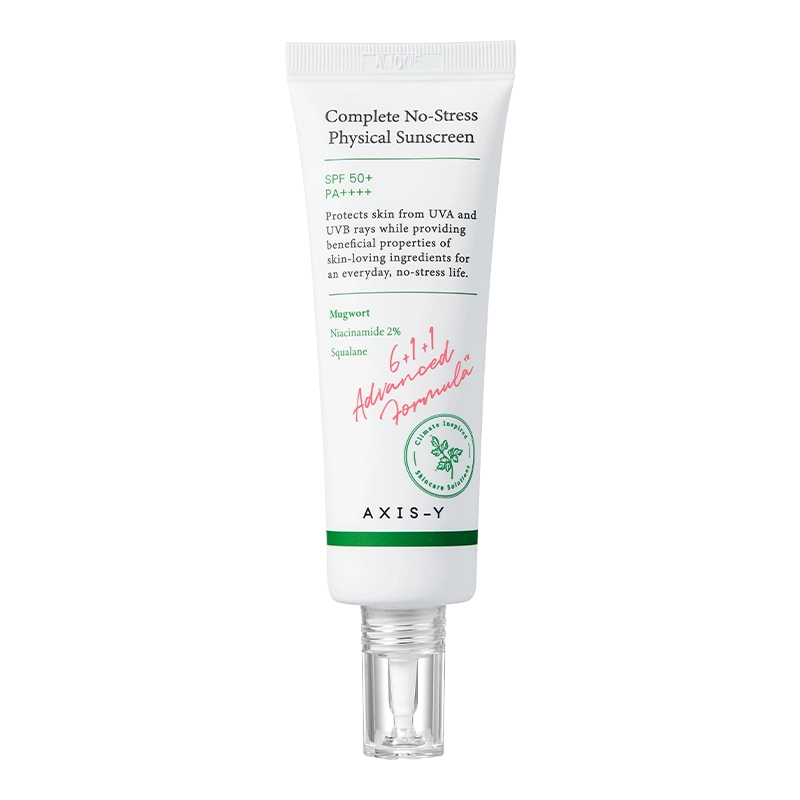 Солнцезащитный легкий минеральный крем - AXIS-Y Complete No-Stress Physical Sunscreen V. 3 SPF50+, 50 мл - фото N1