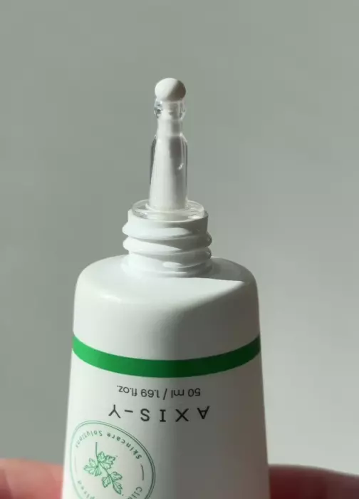 Текстура спф крема AXIS-Y Complete No-Stress Physical Sunscreen Ver.3 SPF50+ PA++++