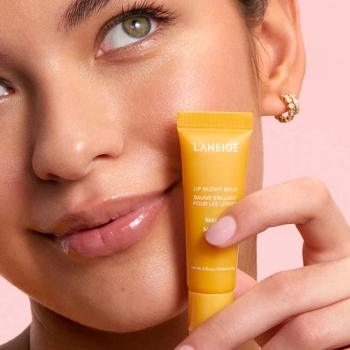 Бальзам для губ сяючий у тубі "Манго" - Laneige Lip Glowy Balm Mango, 10 г - фото N4