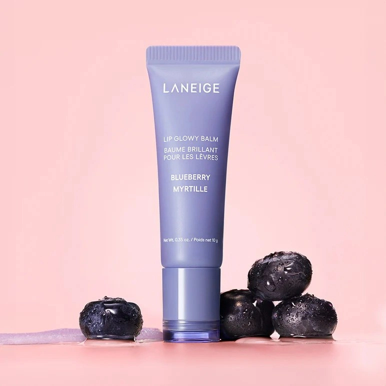 Бальзам для губ сяючий у тубі "Чорниця" - Laneige Lip Glowy Balm Blueberry, 10 г - фото N2