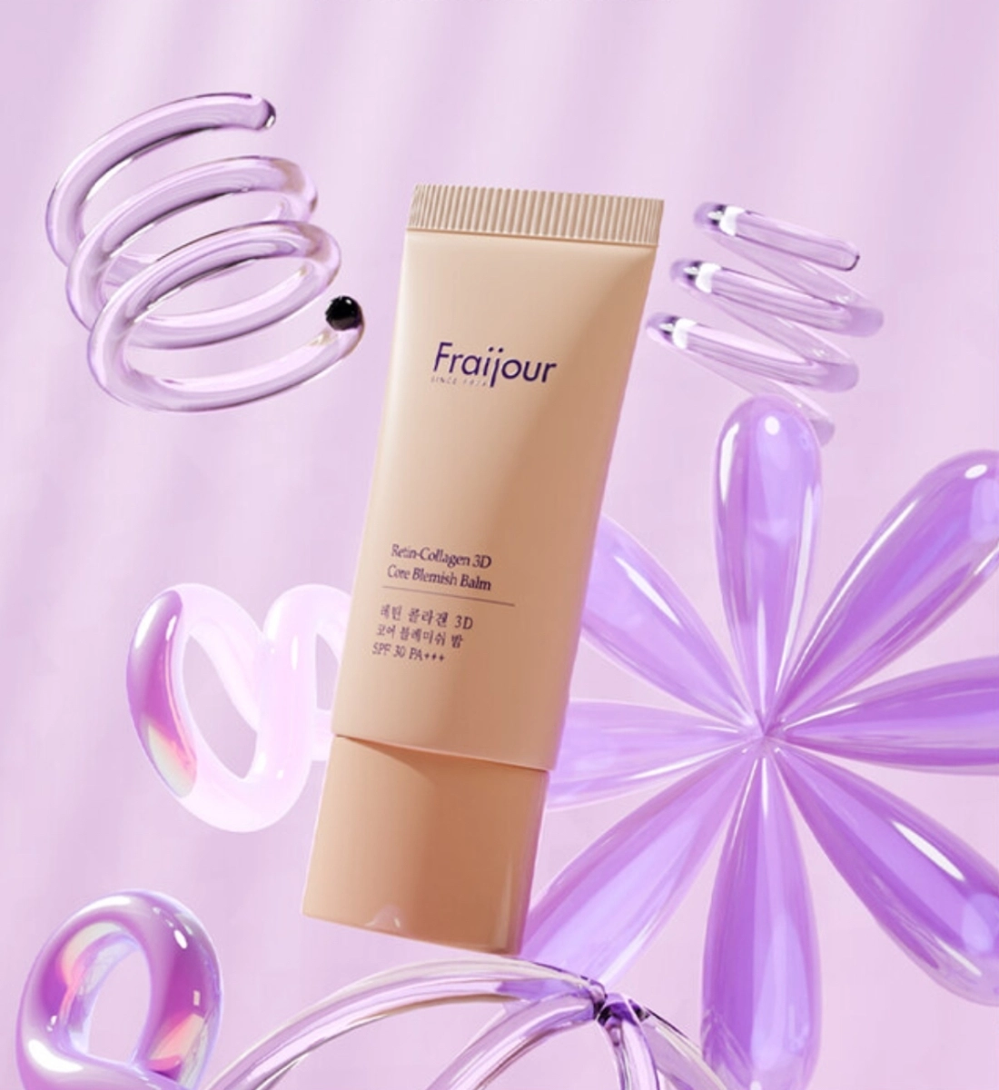 Лёгкий ВВ-крем с коллагеном и ретинолом - Fraijour Retin-Collagen 3D Core Blemish Balm SPF 30 PA+++, 2 мл - фото N5