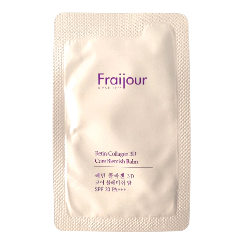 Лёгкий ВВ-крем с коллагеном и ретинолом - Fraijour Retin-Collagen 3D Core Blemish Balm SPF 30 PA+++, 2 мл - фото N1