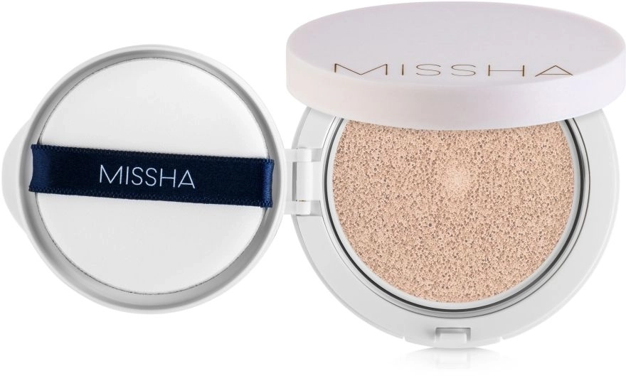 Тональный кушон - Missha Magic Cushion Cover Lasting SPF50+/PA+++, 21 тон, 15 мл - фото N3