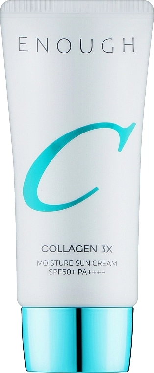 Сонцезахисний крем для обличчя з колагеном - Enough Collagen 3X Moisture Sun Cream SPF50+, 50 мл - фото N2