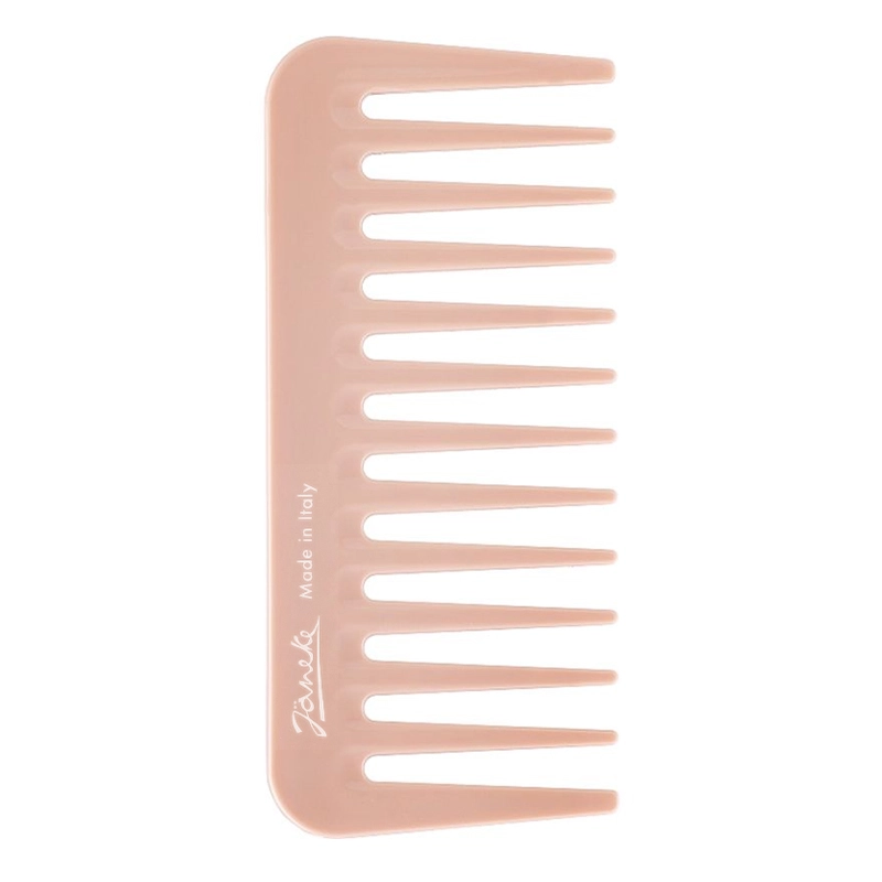 Гребень для волос персиковый - Janeke Mini Supercomb With Wide Teeth - фото N1