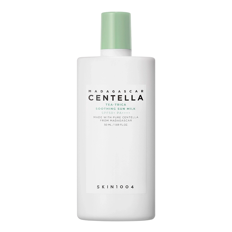 Солнцезащитный крем-молочко - SKIN1004 Madagascar Centella Tea-Trica Soothing Sun Milk, 50 мл - фото N1