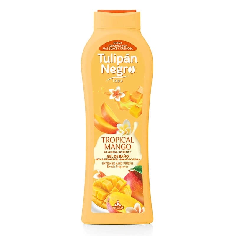 Гель для душу - ТРОПІЧНИЙ МАНГО - Tulipan Negro Tropical Mango, 650 мл - фото N1