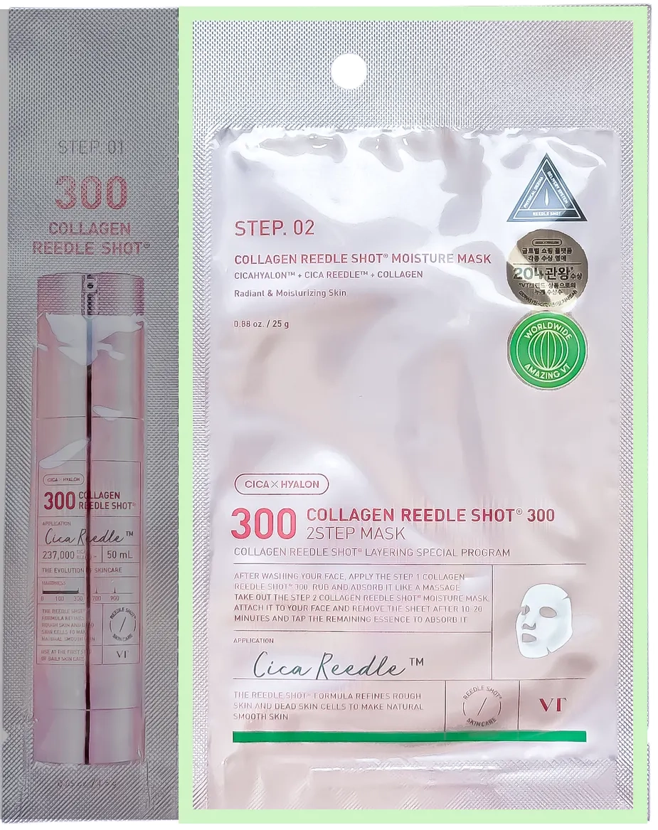 Крок 2 двоетапної маски VT Cosmetics Collagen Reedle Shot 300 2-Step Mask