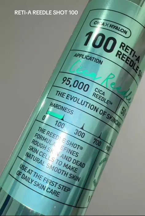 Текстура сыворотки VT Cosmetics Reti-A Reedle Shot
