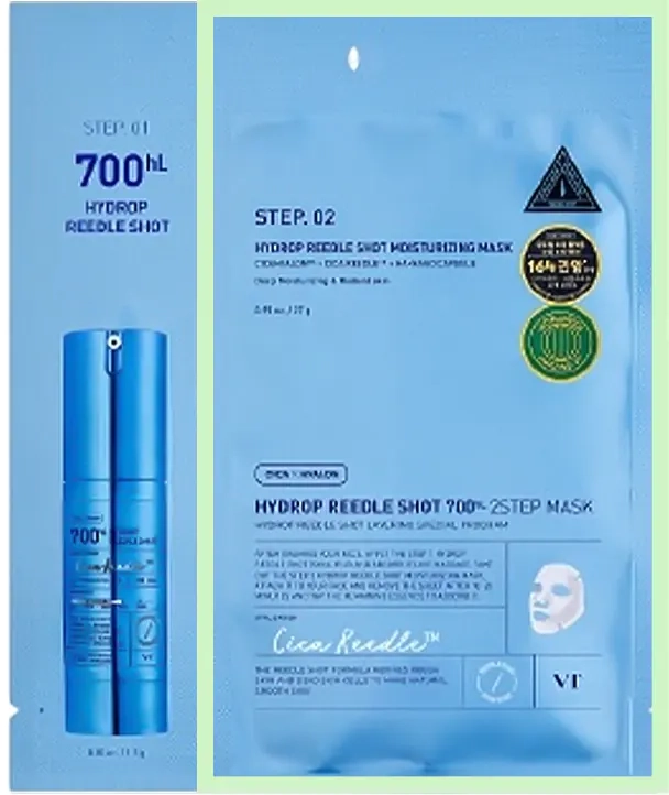 Крок 2 двоетапної маски VT Cosmetics HYDROP REEDLE SHOT 700hL 2-STEP MASK