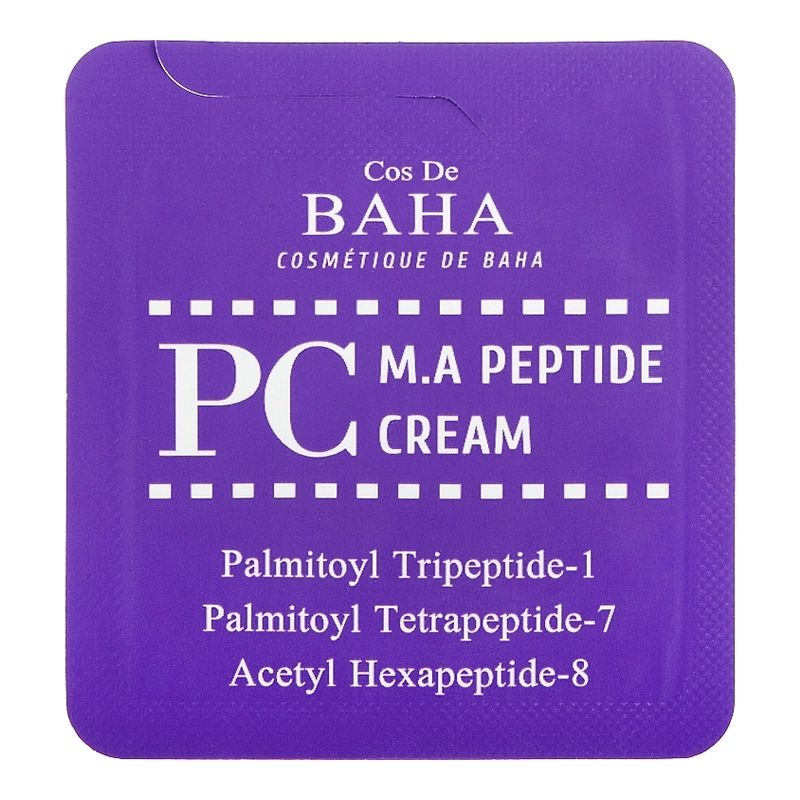 Крем антивіковий з пептидами - Cos De Baha M.A. PEPTIDE CREAM (PC), 1,2 мл - фото N1