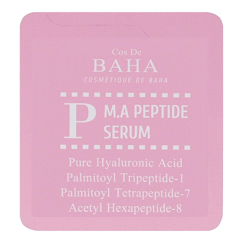Пептидна сироватка від зморшок з матріксілом та аргіреліном - Cos De Baha P M.A Peptide Serum, 1 мл - фото N1