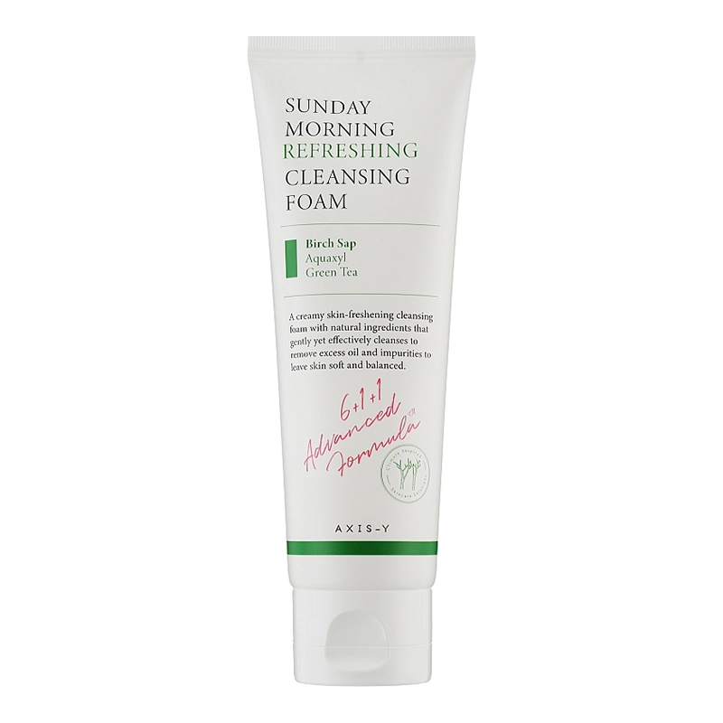 Пенка для умывания - AXIS-Y Sunday Morning Refreshing Cleansing Foam, 120 мл - фото N1