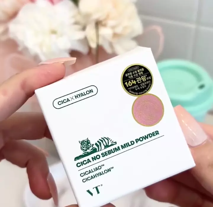 Матирующая прозрачная пудра VT Cosmetics Cica No-Sebum Mild Powder