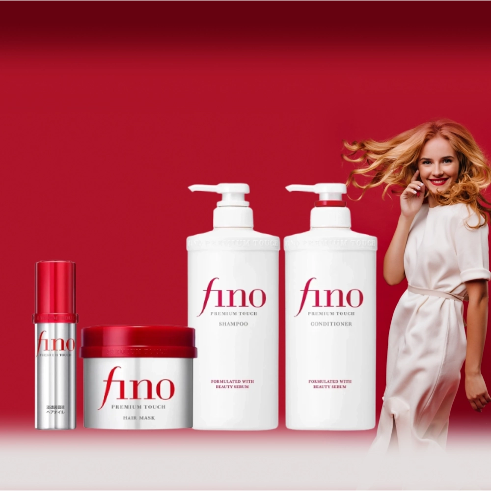 Кондиціонер для для сухого та пошкодженого волосся - FINO SHISEIDO Premium Touch Hair Conditioner, 550 мл - фото N3