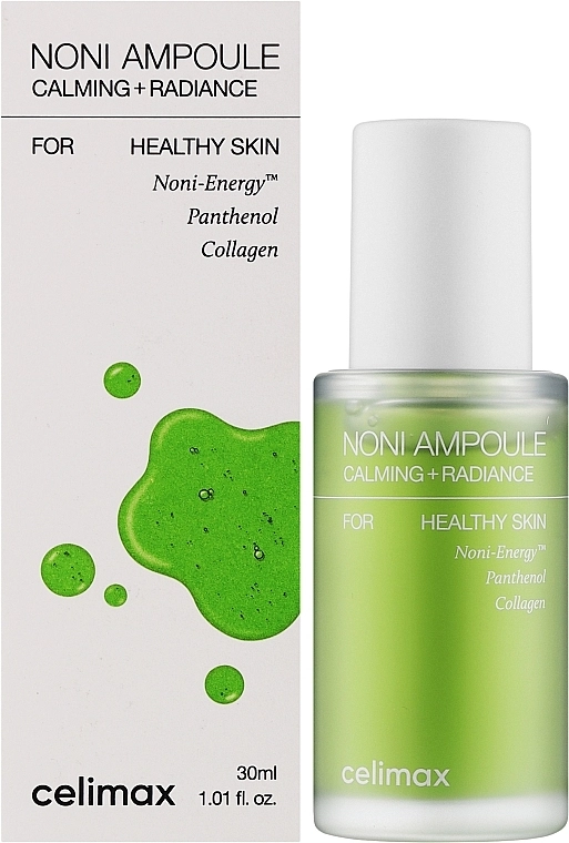 Сироватка для чутливої шкіри з ноні - Celimax Noni Energy Ampoule, 30 мл - фото N1