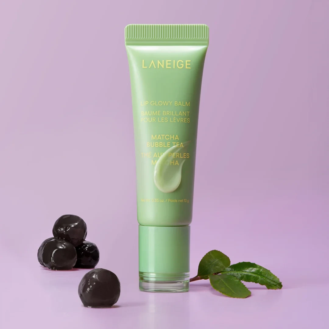 Бальзам для губ сияющий в тубе "Matcha Bubble Teа" - Laneige Lip Glowy Balm Matcha Bubble Teа, 10 г - фото N2