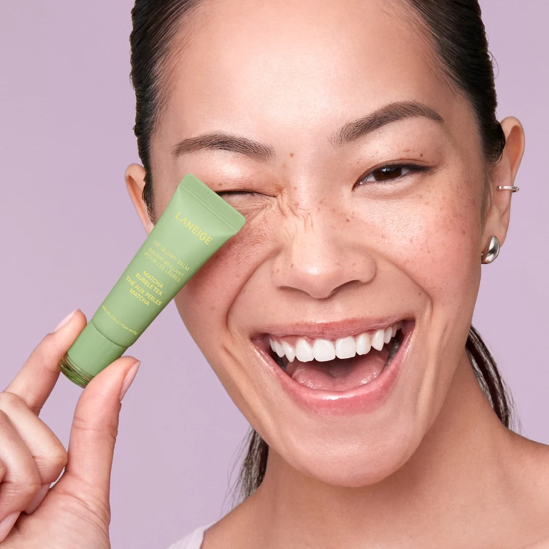 Бальзам для губ сияющий в тубе "Matcha Bubble Teа" - Laneige Lip Glowy Balm Matcha Bubble Teа, 10 г - фото N3