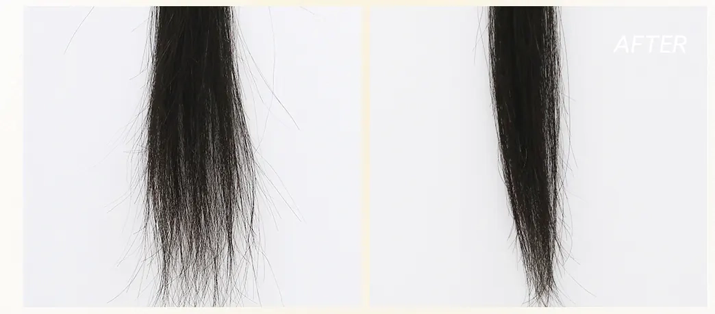 Гладкость волос после маски La'dor Perfumed Hair Treatment