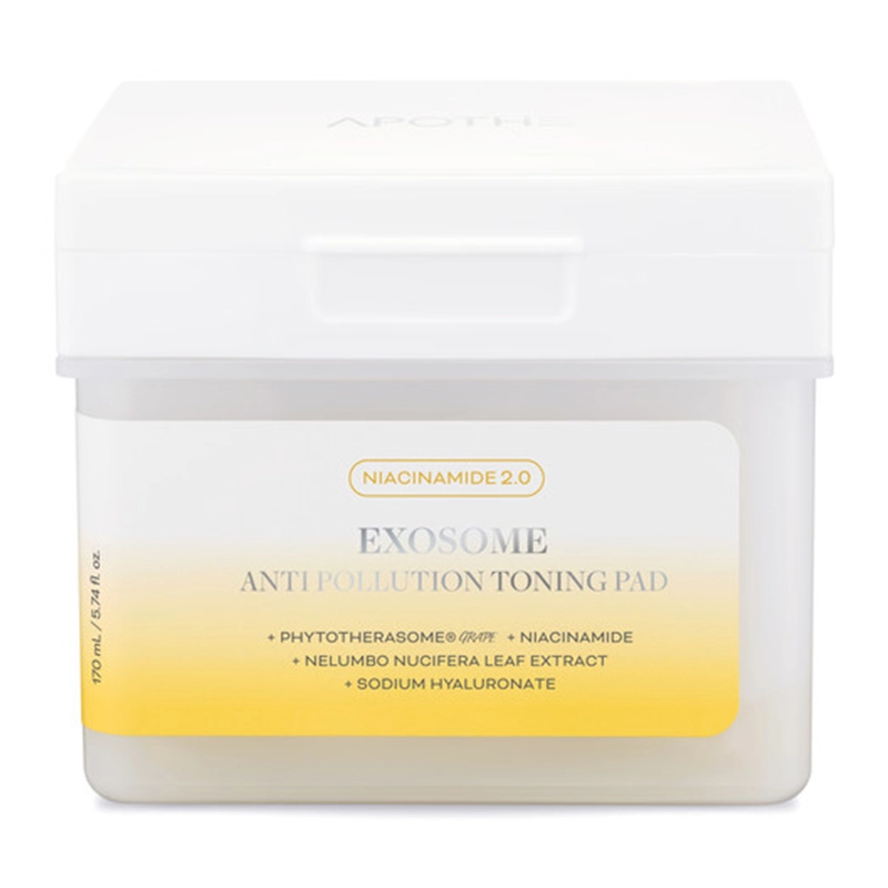 Очищуючі тонізуючі педи - APOTHE Exosome Anti-Pollution Toning Pad, 70 шт - фото N1