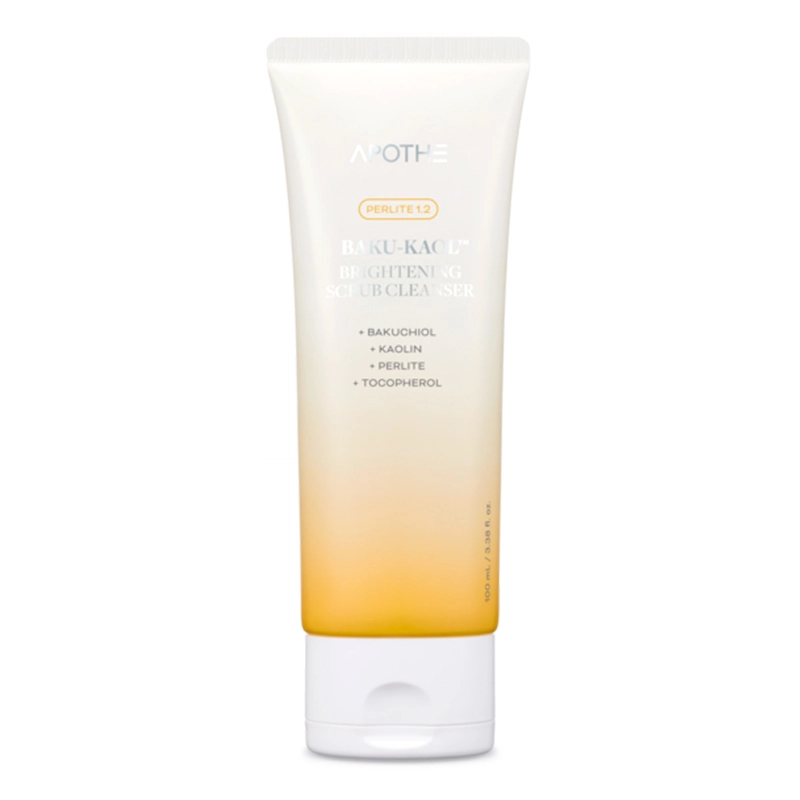 Очищуючий скраб для сяйва шкіри - APOTHE Baku-Kaol Brightening Scrub Cleanser, 100 мл - фото N1