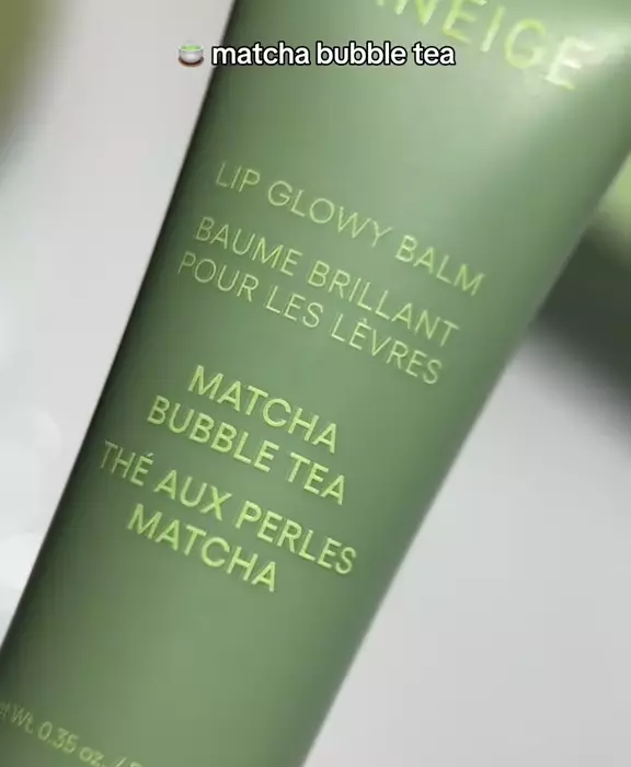Оттеночный бальзам для губ Laneige Lip Glowy Balm Matcha Bubble Teа