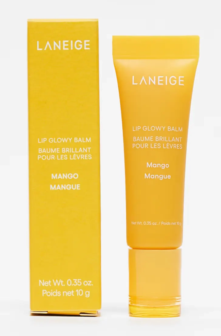 Бальзам для губ сяючий у тубі "Манго" - Laneige Lip Glowy Balm Mango, 10 г - фото N3