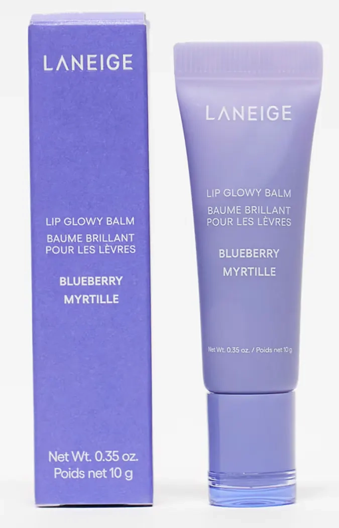 Бальзам для губ сяючий у тубі "Чорниця" - Laneige Lip Glowy Balm Blueberry, 10 г - фото N4