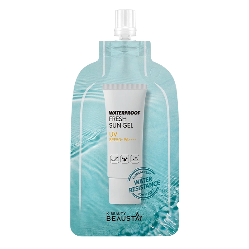 Сонцезахисний водостійкий гель - BEAUSTA Waterproof Fresh Sun Gel SPF50, 15 мл - фото N1