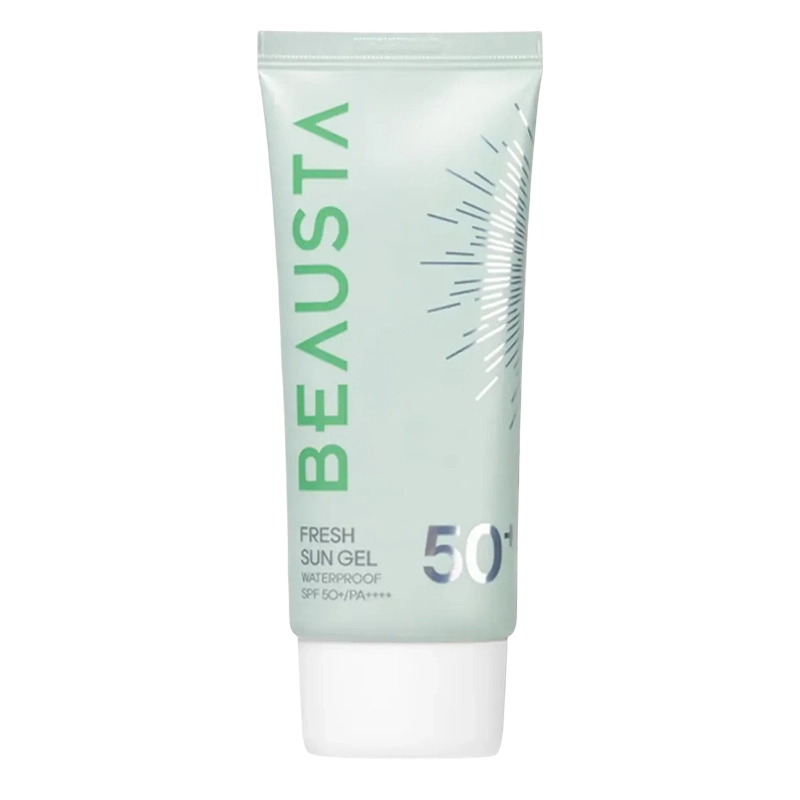 Сонцезахисний водостійкий гель - BEAUSTA Waterproof Fresh Sun Gel SPF, 50 мл - фото N1