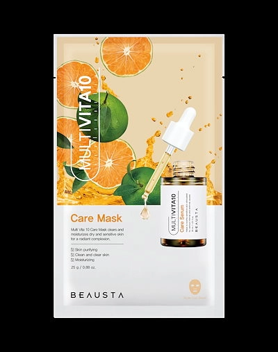 Набір освітлюючих засобів для обличя - BEAUSTA Tranexamic Dark Solution Set, сироватка 30 мл + крем 30 мл + тканьова маска - фото N4