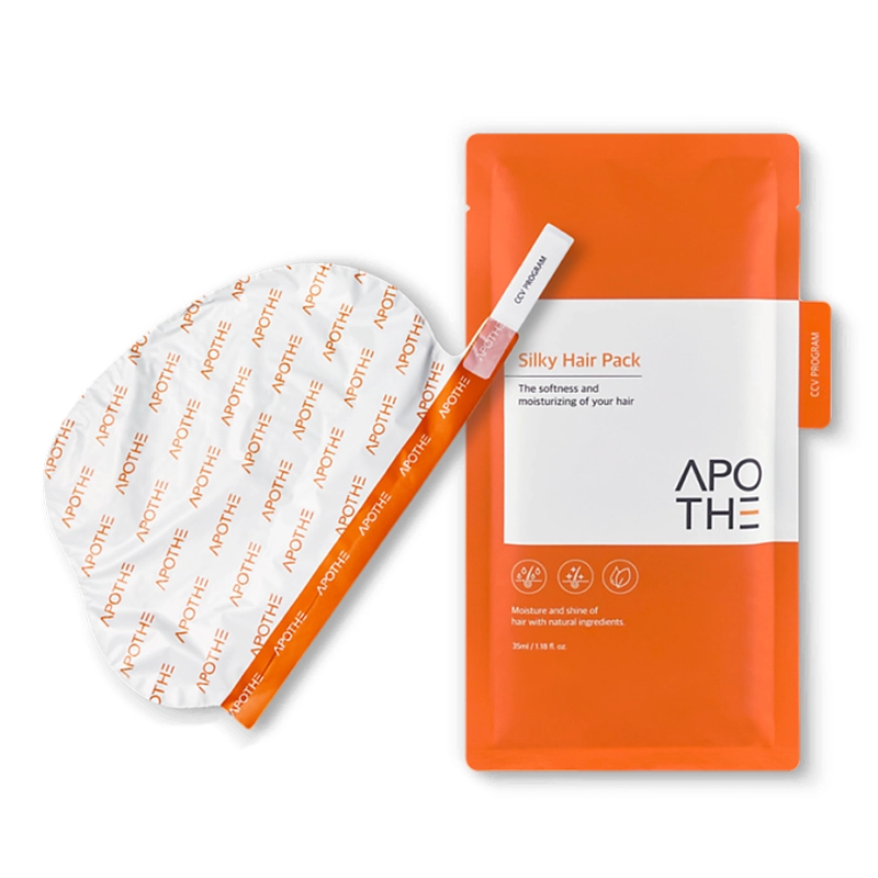 Маска-шапочка шовкова для блиску та відновлення волосся - APOTHE Silky Hair Pack, 35 мл * 1 шт - фото N1