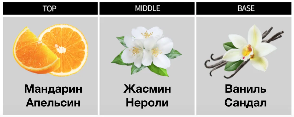 Парфюмированная композиция геля для душа Kiss by Rosemine Fragrance Oil Wash Glamour Precious