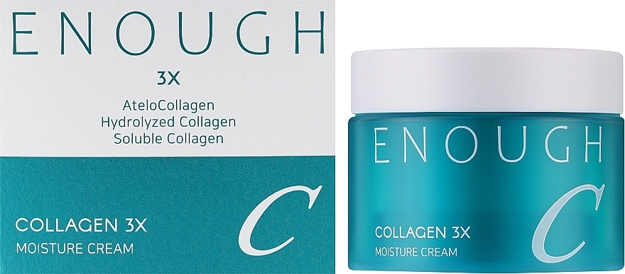 Крем увлажняющий для лица с коллагеном - Enough Collagen 3X Moisture Cream, 50 мл - фото N1
