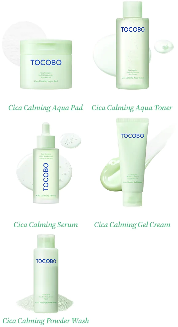Серія продуктів TOCOBO Cica Calming