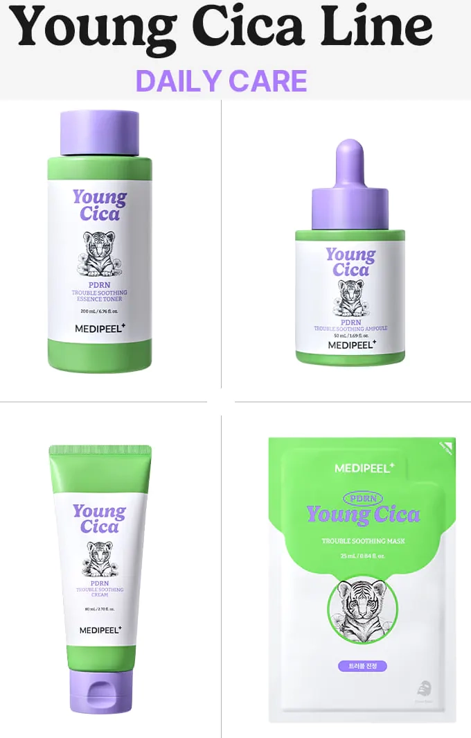 Серія Medi peel Young Cica PDRN Trouble Soothing