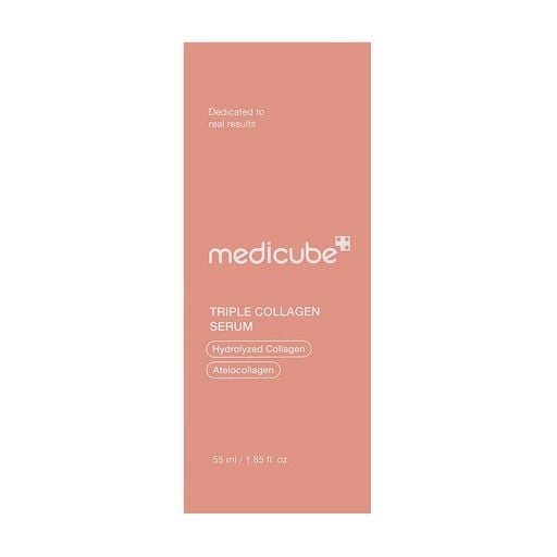 Сироватка зволожуюча з колагеном та гіалуроновою кислотою - MEDICUBE Triple Collagen Serum, 55 мл - фото N2