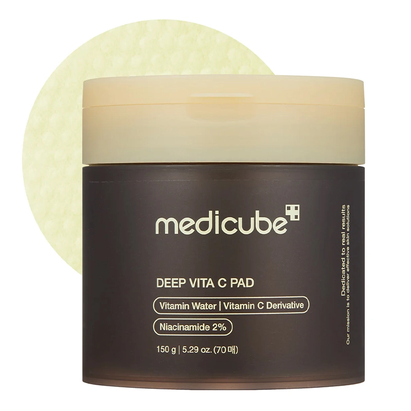 Пады для лица осветляющие с витамином С - MEDICUBE С Deep Vita C Pad, 70 шт - фото N1
