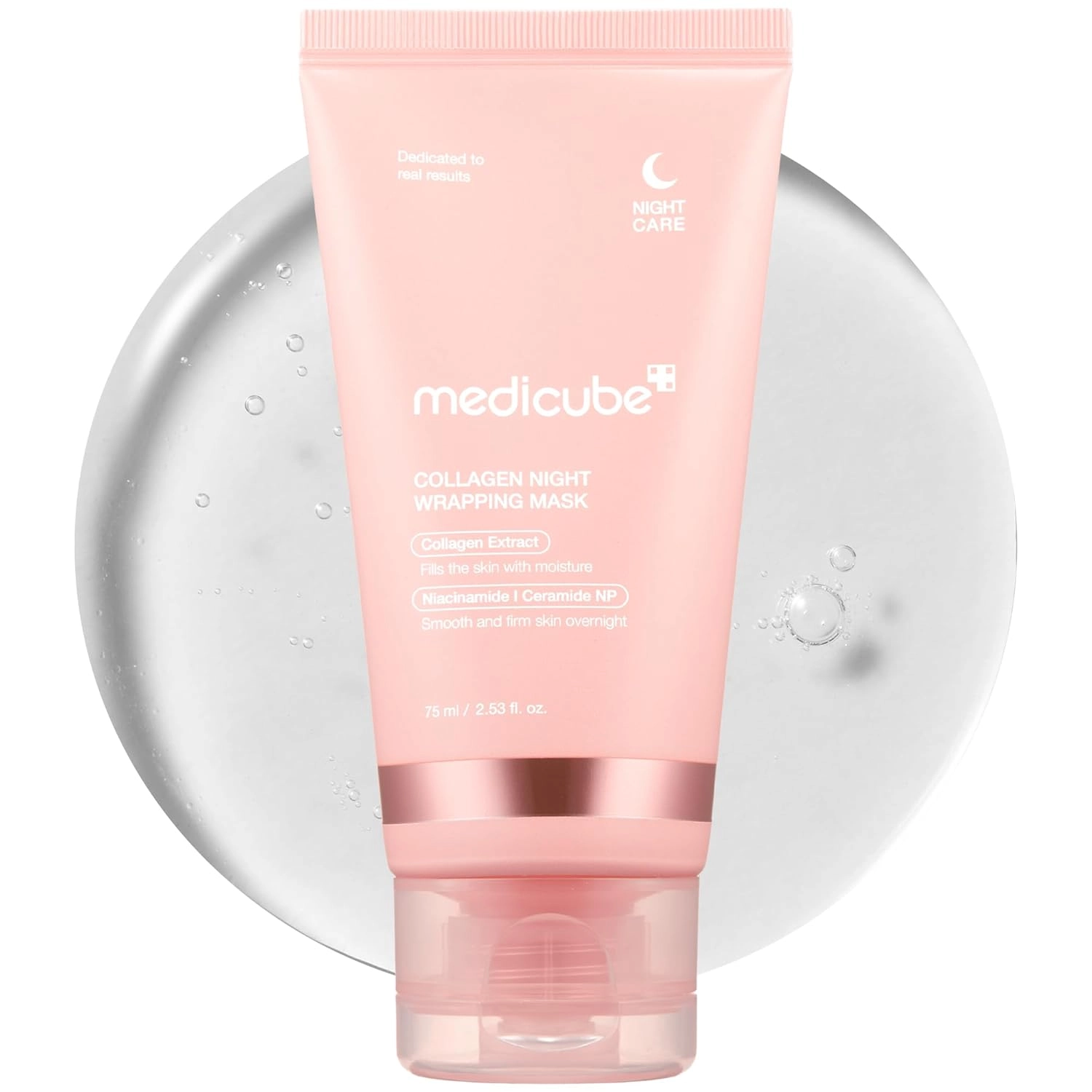 Маска-плівка колагенова нічна - MEDICUBE Collagen Night Wrapping Mask, 75 мл - фото N4