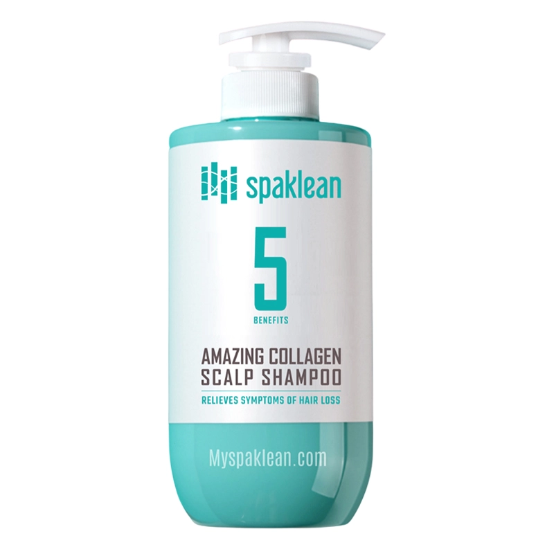 Шампунь увлажняющий с коллагеном - SPAKLEAN Amazing Collagen Scalp Shampoo, 500 мл - фото N1