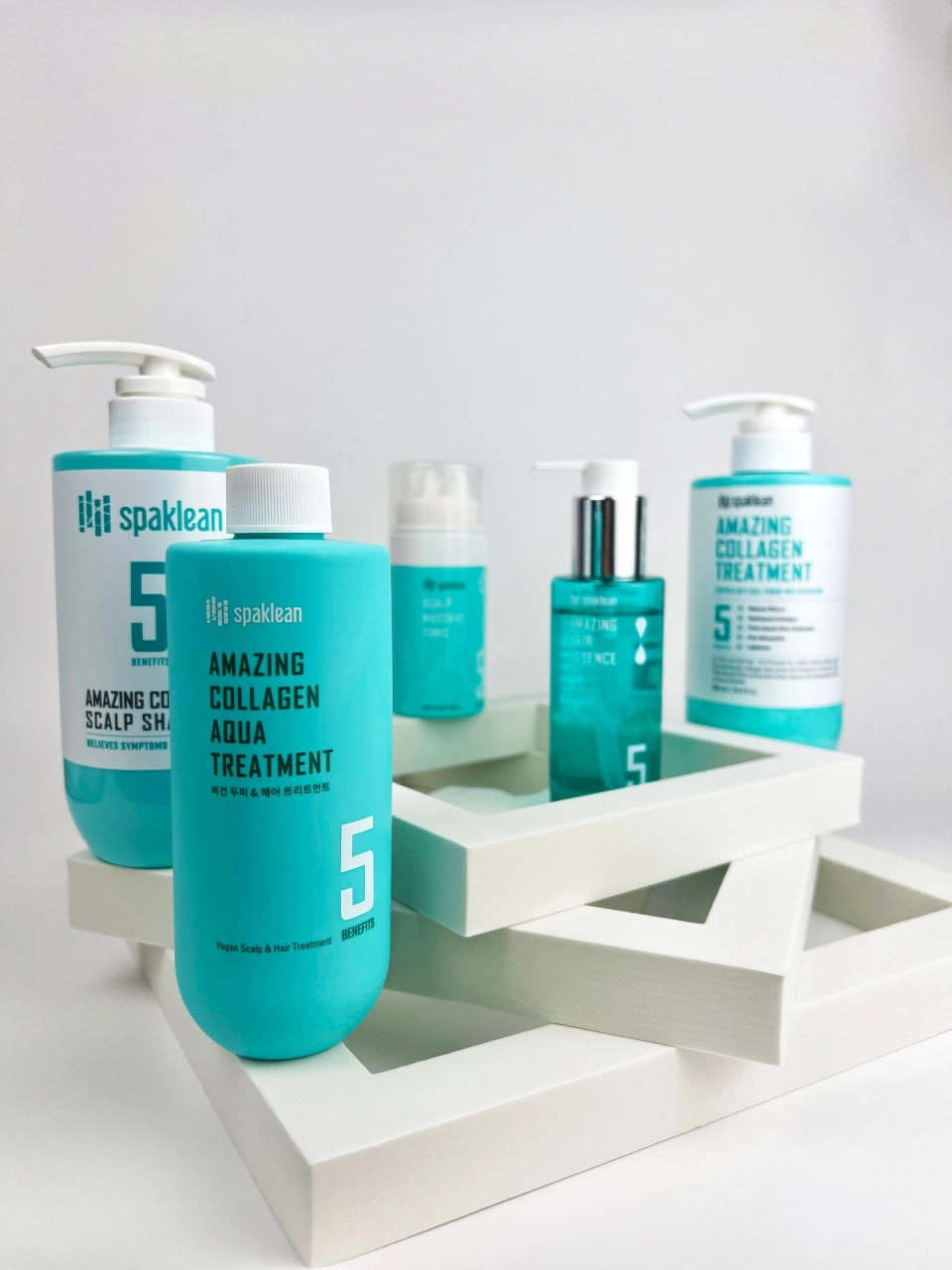 Бальзам для волосся з колагеном - SPAKLEAN Amazing Collagen Treatment Plus, 500 мл - фото N4