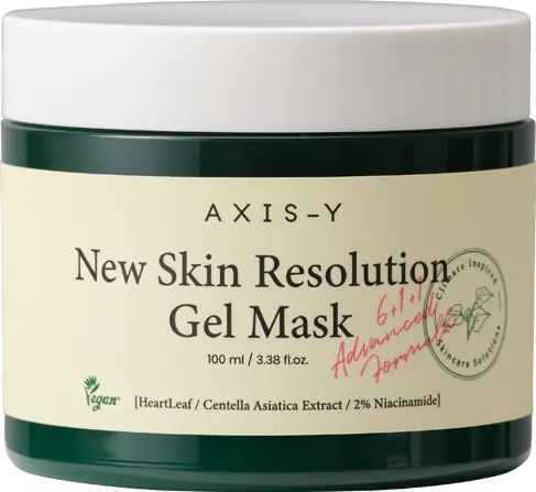 Успокаивающая гелевая маска для лица - AXIS-Y New Skin Resolution Gel Mask, 100 мл - фото N1