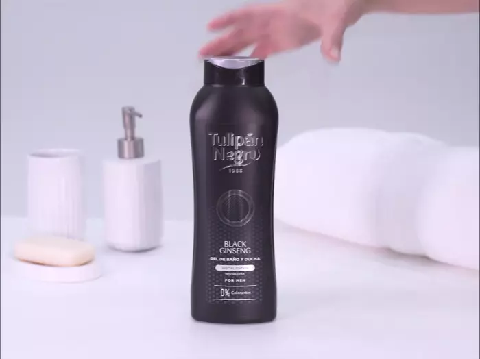 Мужской гель для душа Tulipan Negro For Men Black Ginseng Shower Gel