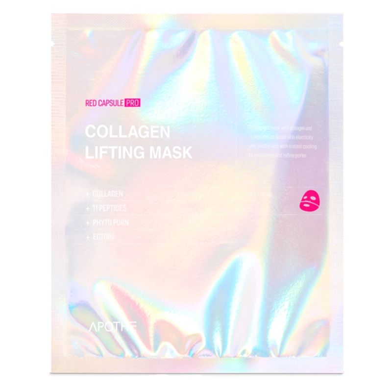 Маска гідрогелева з колагеном - APOTHE Red Capsule Pro-Collagen Lifting Mask, 1 шт - фото N1