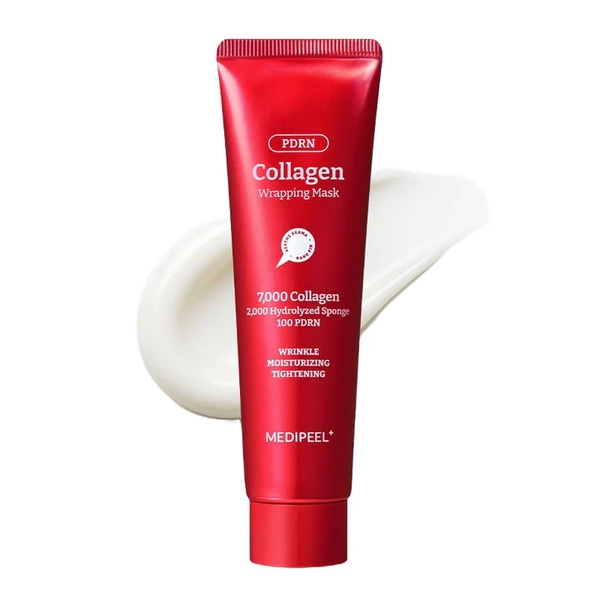 Маска-плівка з низькомолекулярним колагеном - Medi peel Collagen Glow Wrapping Mask, 100 мл - фото N2