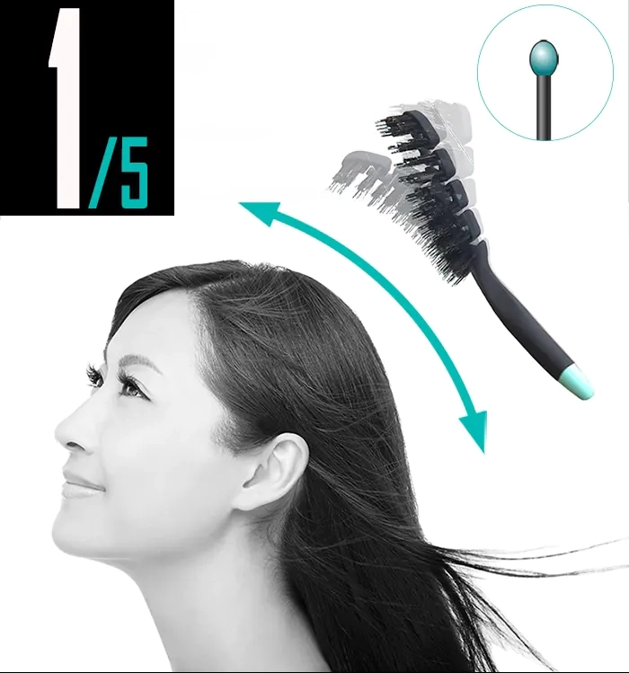 Масаж шкіри голови щіткою SPAKLEAN Amazing Flex Brush